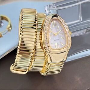 Serpenti Snake Wrap Elegant Gold Women's Watch
